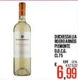 Supermercati EffePiù Duchessa Lia Roero Arnes offerta