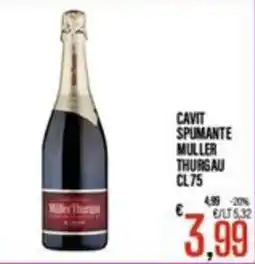 Supermercati EffePiù Cavit spumante muller thurgau offerta