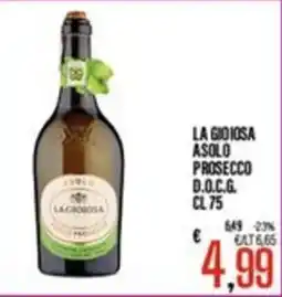 Supermercati EffePiù La Gioiosa Asolo Prosecco D.O.C.G. offerta