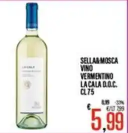 Supermercati EffePiù Sella&Mosca Vino Vermentino La Cala D.O.C. offerta