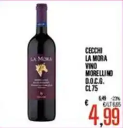 Supermercati EffePiù Cecchi La Mora Vino Morellino D.O.C.G. offerta