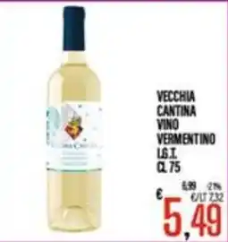 Supermercati EffePiù Vecchia Cantina Vino Vermentino offerta