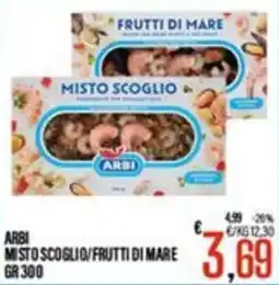 Supermercati EffePiù Arbi misto scoglio/frutti di mare offerta