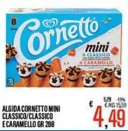 Supermercati EffePiù Algida Cornetto Mini Classico/Caramello offerta