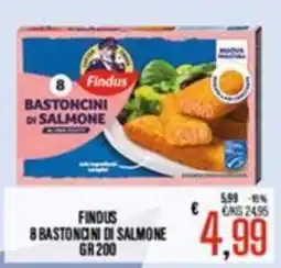 Supermercati EffePiù Findus bastoncini di salmone offerta