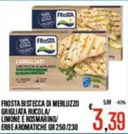 Supermercati EffePiù Frosta bistecca di merluzzo grigliata offerta
