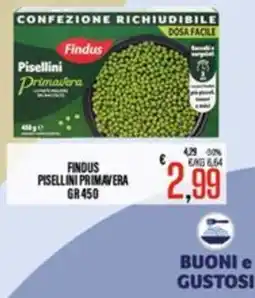 Supermercati EffePiù Findus Pisellini Primavera offerta