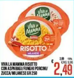 Supermercati EffePiù Viva la Mamma Risotto Milanese offerta