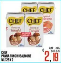 Supermercati EffePiù Chef panna ai funghi offerta