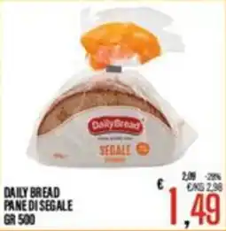 Supermercati EffePiù Daily Bread pane di segale offerta