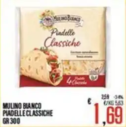 Supermercati EffePiù Mulino Bianco Piadelle Classiche offerta