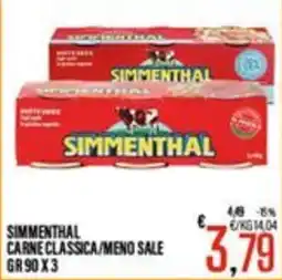 Supermercati EffePiù Simmenthal carne classica offerta