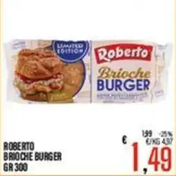 Supermercati EffePiù Roberto Brioche Burger offerta