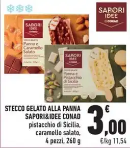 Conad City Stecco gelato alla panna Sapori&Idee Conad offerta