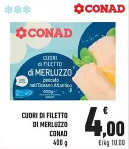 Conad City Cuori di filetto di merluzzo Conad offerta