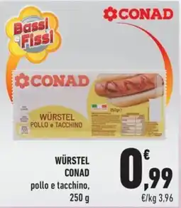 Conad City Würstel Conad pollo e tacchino offerta