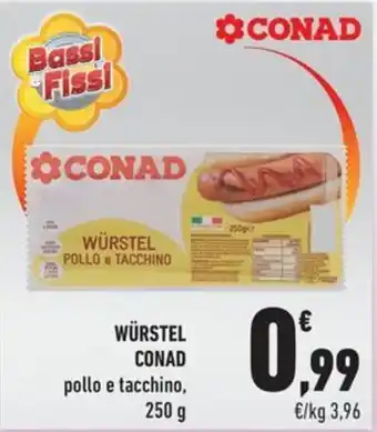 Würstel Conad pollo e tacchino