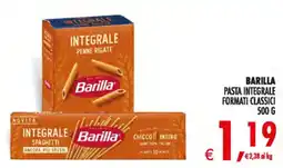 Deco Maxistore Barilla pasta integrale formati classici offerta
