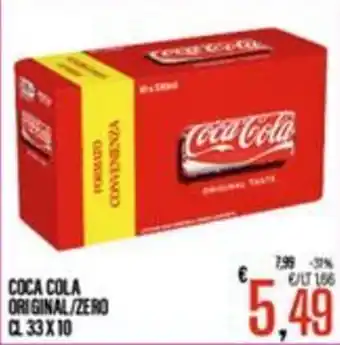 Supermercati EffePiù Coca Cola Original/Zero offerta