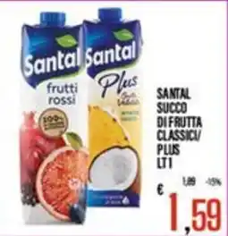 Supermercati EffePiù Santal frutti rossi offerta