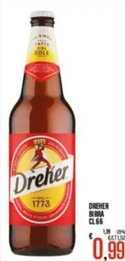 Supermercati EffePiù Dreher birra offerta