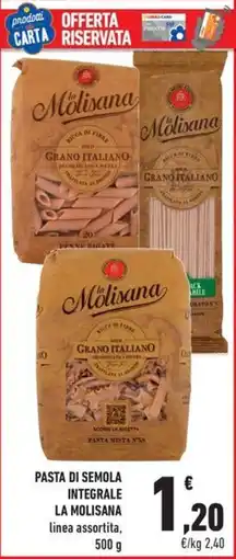 Conad City Pasta di semola integrale La Molisana offerta