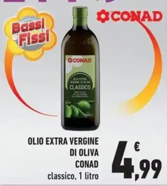 Olio extra vergine di oliva Conad classico