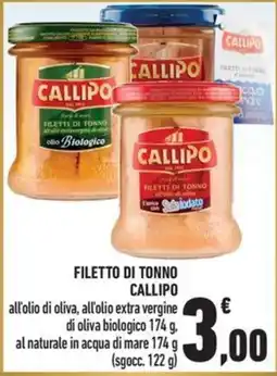 Conad City Filetto di tonno Callipo offerta