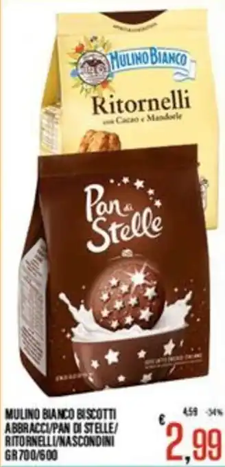 Supermercati EffePiù Mulino Bianco biscotti offerta