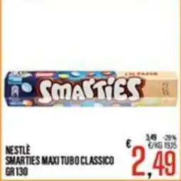 Supermercati EffePiù Smarties Maxi Tubo Classico offerta