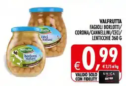 Deco Maxistore Valfrutta fagioli borlotti/corona/cannellini/ceci/lenticchie offerta