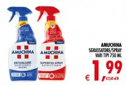 Deco Maxistore Amuchina sgrassatore/spray offerta