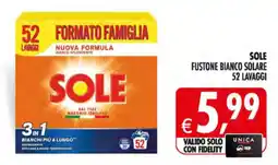 Deco Maxistore Sole fustone bianco solare offerta