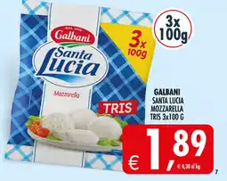 Deco Maxistore Galbani Santa Lucia Mozzarella TRIS offerta