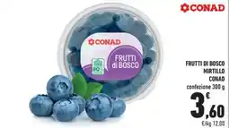 Conad City Frutti di bosco mirtillo Conad offerta