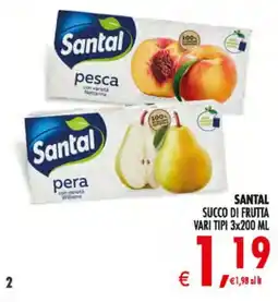 Deco Maxistore Santal succo di frutta offerta