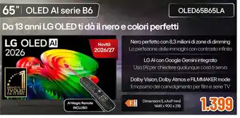 LG OLED AI serie B6