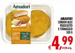 Deco Maxistore Amadori Cordon Bleu Prosciutto e Formaggio offerta