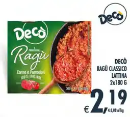 Deco Maxistore Decò Ragù classico offerta