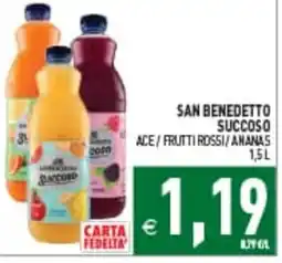 Iperfamily San Benedetto Succoso Ace / Frutti Rossi / Ananas offerta