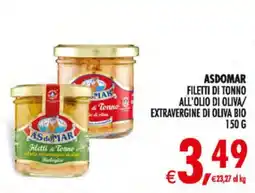 Decò Local Asdomar filetti di tonno all'olio di oliva offerta