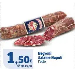 Il Punto Sigma Negroni Salame Napoli offerta