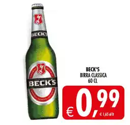Deco Maxistore Beck's birra classica offerta