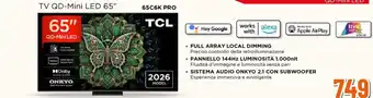 TCL TV QD-Mini LED 65"