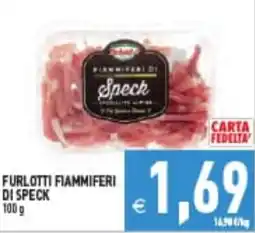 Iperfamily Furlotti fiammiferi di speck offerta
