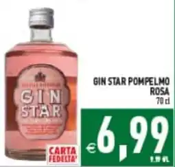 Iperfamily Gin Star pompelmo rosa offerta