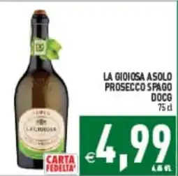 Iperfamily La gioiosa asolo prosecco spago docg offerta