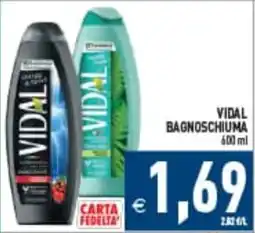 Iperfamily Vidal bagnoschiuma offerta