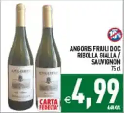 Iperfamily Angoris Ribolla Gialla / Sauvignon offerta