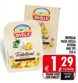 Deco Maxistore Divella Tortelloni ricotta e spinaci offerta